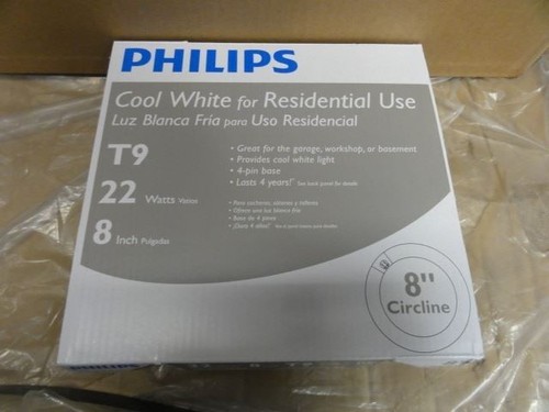 Case of (12) Philips FC8T9 / Cool White Plus Fluorescent Bulbs, 22 Watt, 8" Circ - Picture 2 of 5