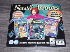 Natalie Brooks Triple Trouble Collection 3pack PC CDROM Alawar 2010 Windows 7/XP