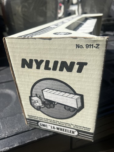Vintage Morton Salt Nylint Pressed Steel 18 Wheeler Semi Truck, MIB c1990 - Picture 7 of 9
