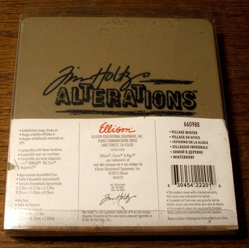 SIZZIX Village Winter Bigz Die 660988 por Tim Holtz Alterations - Imagen 2 de 6