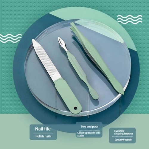 8/16PCS Set Tools Pedicure Kit Stainless Steel Nail Grooming Clippers Manicure - Picture 9 of 14