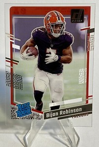 2023 Clearly Donruss #53 Bijan Robinson RR RC🔥📈