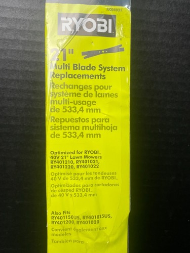 NEW Ryobi 21" Multi Blade System Replacement 40V Lawn Mowers RY401210 RY401021 - Picture 2 of 5
