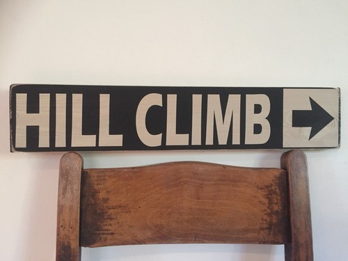 Hill Climb Sign Vintage Car Racing Wooden Signs Race Track Hilllclimb Prescott - Picture 6 of 6