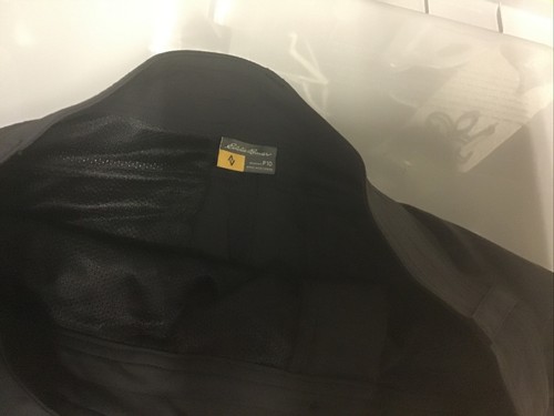 EDDIE BAUER APAGADO NEGRO/GRIS NAILON ELÁSTICO EXTERIOR CHINO SHORTS P 10 NUEVO SIN ETIQUETAS - Imagen 7 de 7