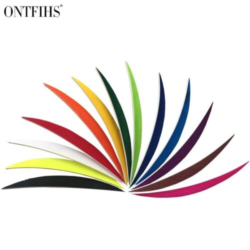 50pcs 5" Banana Archery Fletches Arrow Feathers Fletching Arrow Accessories - Picture 3 of 19