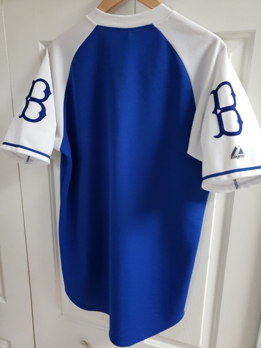 Rare Vintage Majestic Cooperstown Collection Brooklyn Dodgers Jersey M - Bild 10 von 12