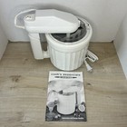 Cooks Essentials Ice Cream Maker W/ Instruction Manual & Recipe Book Tested
