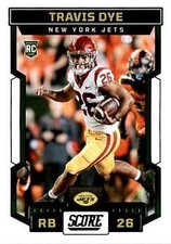 2023 Score #329 Travis Dye NM