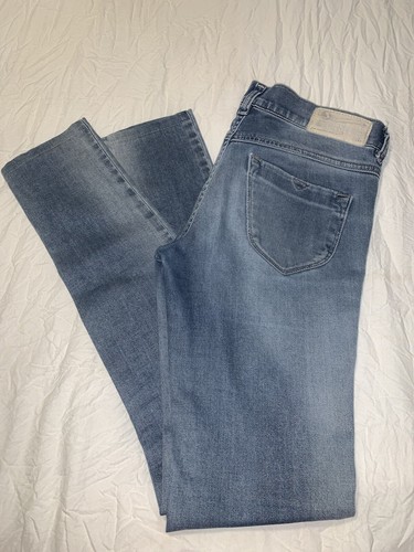 Diesel Women Stretch Super Slim Leg LIVIER Jeans Med/lite Blue Wash Sz-25x29 - Picture 2 of 19