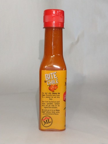 Mexiko Lindo Habanero rote Sauce 5 Unzen Plastikflasche - Bild 4 von 4
