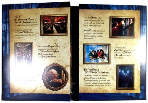 Harry Potter & Sorcerer's Stone (2-Disc DVD, 2001, Spec. Widescreen) Like New ! - Picture 4 of 6