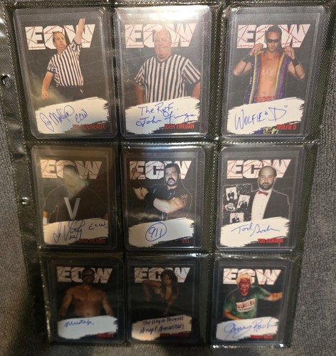 27 Card ECW AUTOGRAPH CARD COLLEZIONE CARTA STORICA E DA COLLEZIONE Wrestling - Foto 3 di 6