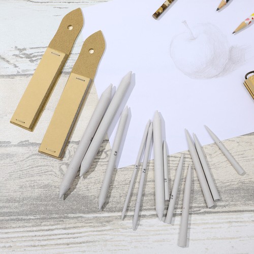12PCS Blending Stumps and Tortillions Set with 2pcs Sandpaper Pencil Sharpener - Picture 10 of 10