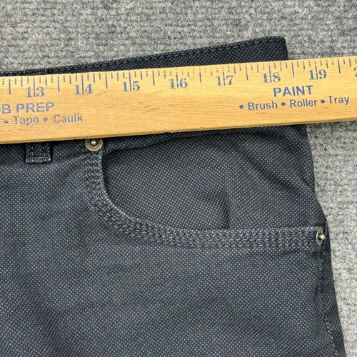 Braxx Jeans Mens 38 X 26 Black Cooper Fancy Straight Leg Feel Good Flexible - Picture 9 of 16