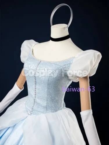 Cosplay Kostüm Paillettenkleid Aschenputtel Cartoon Frauen Mädchen Hochzeitskleid Geschenk - Bild 7 von 19