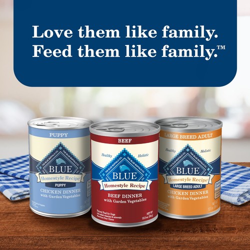 Blue Buffalo Homestyle Recipe Adult Wet Dog Food, Chicken and Beef, 12.5-oz. - Picture 9 of 11