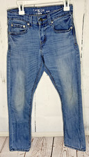 Denizen From Levi's Boys Size 8 Regular 208 Taper Fit Jeans Adjustable Waist