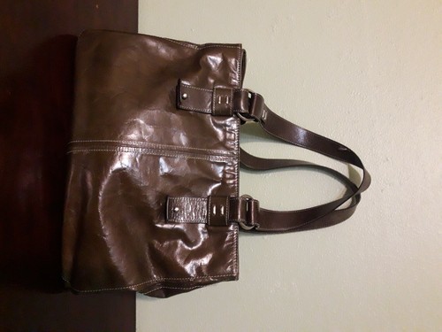 Kenneth Cole Women’s Brown Handbag Shoulder Purse Satchel Hobo Tote - Picture 9 of 12