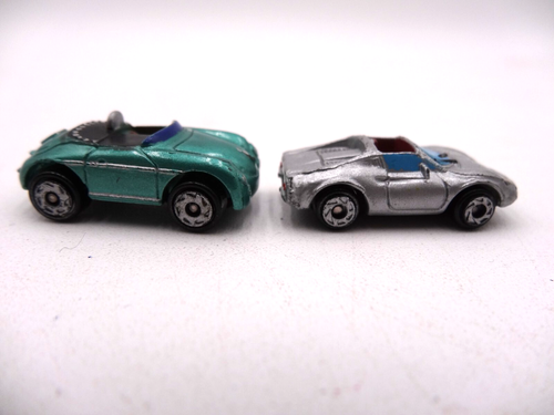 Micro Machines Ultrasmall Insiders Mini BLUE GREEN PORSCHE 356 Galoob Porsche 35 - Picture 4 of 9