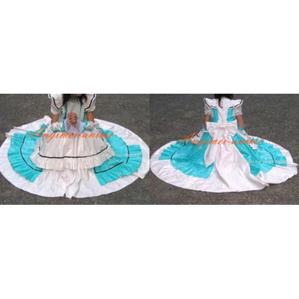 Vestido Sissy Maid PVC bloqueable juego de rol disfraz hecho a medida y Foto 3 de 4