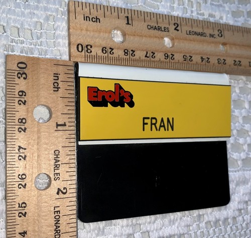 Erols Video Club Vertriebsmitarbeiter Mitarbeiter Namensschild 1985 Dundalk Maryland 3 Zoll - Bild 4 von 13