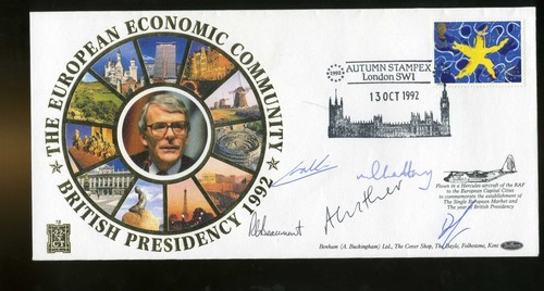 1992 EEC     BENHAM GOLD Cover  Stampex   H/S  Signed    L/E of 77