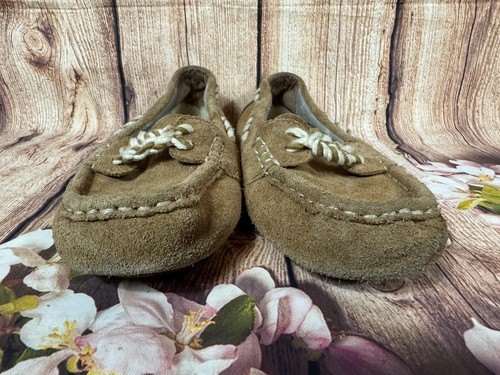 UGG Australia Génova Tostado Gamuza Mocasines Zapatillas EE. UU. Talla 8 EU 39 - Imagen 4 de 12