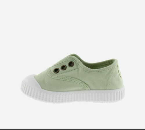 Kids Shoes Canvas Sneaker Victoria Slip On Cotton Trainers Girl Boy Shoes NEW - Picture 6 of 37