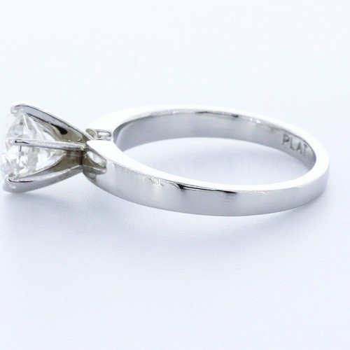 Klassischer Solitär-Verlobungsring 2,53 kt H SI2 runder natürlicher Diamant Weißgold - Bild 4 von 16