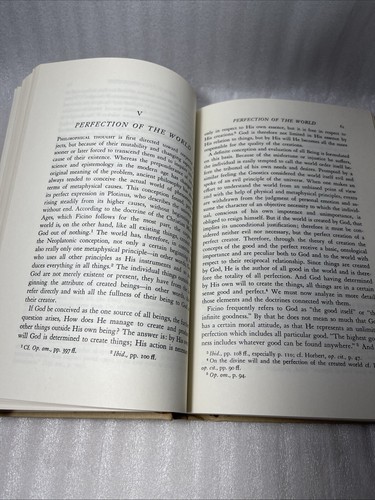 THE PHILOSOPHY OF MARSILIO FICINO, Paul Oskar Kristellar, 1964 Peter Smith - Picture 13 of 18