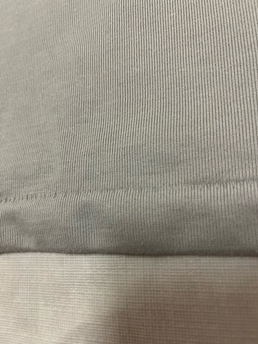 Vintage 80’s Adidas 2 Snap Long Sleeve Polo Shirt Gray/Red Mens Sz LRG USA Made! - Picture 6 of 10
