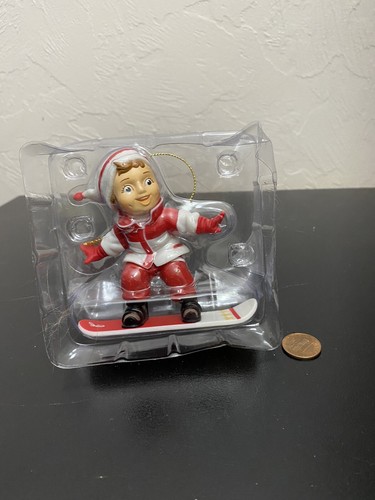 2007 Campbells Soup Kids Christmas Ornament Boy Snowboarder - Picture 6 of 6