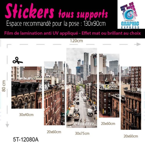 New York Skyline Aufkleber Sticker Art Deco Wanddeko NY-24 - Bild 26 von 126