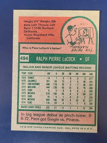 Tarjetas de béisbol Topps 1975 completan tu conjunto que elijas elegir cada una #440 - 660 - Imagen 81 de 262