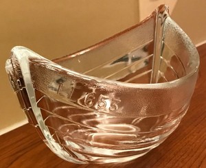 NYBRO-Sweden-Bohus-Crystal-Art-Glass-Bowl-Boat-LL-653-Paul-Isling-Design-7-034