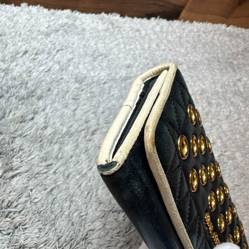 Miu Miu long wallet leather black no box shipped from Japan - Picture 6 of 20