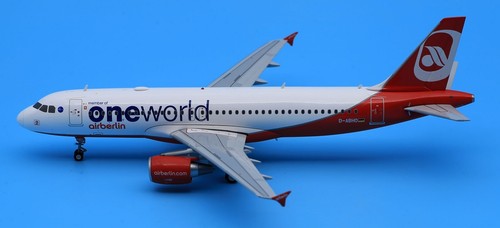 Avión diecast JC Wings 1:200 Air Berlin "OneWorld" Airbus A320 modelo D-ABHO - Imagen 8 de 14