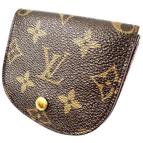 Original Louis Vuitton Monogramm Porte Monnaie Gousset M61970 Münze X03-0204 - Bild 2 von 24