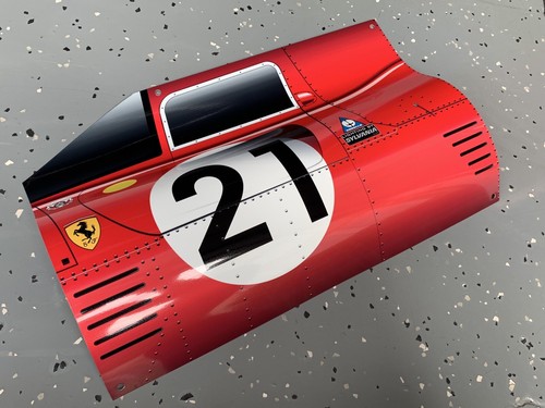WOW!!!Curved P4 Lemans Race Side View Car Style Sign - Picture 2 of 6