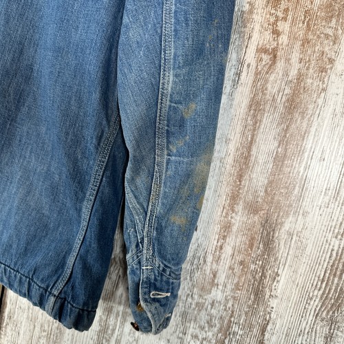 Giacca Lee anni 60 Union Made coperta foderata denim jeans sanforizzata Chore taglia 44 reg. - Foto 6 di 18