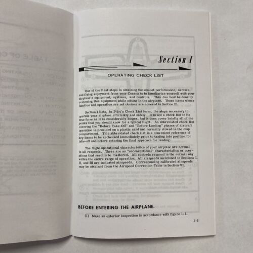 Cessna Model 182P & Skylane Owner's Manual 1972 - Bild 3 von 10