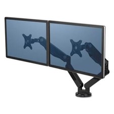 Platinum Series Dual Monitor Arm For 27" Monitors, 360 Deg Rotation, +85 Deg/-20