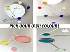 Handmade Custom Kinetic Mobile Hanging Art, Baby Nursery & Adult Mobile. Orbit