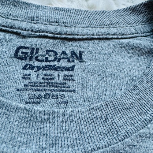 College Football Commitment Discipline Grey Bullets Tee Shirt Size Large - Picture 3 of 4