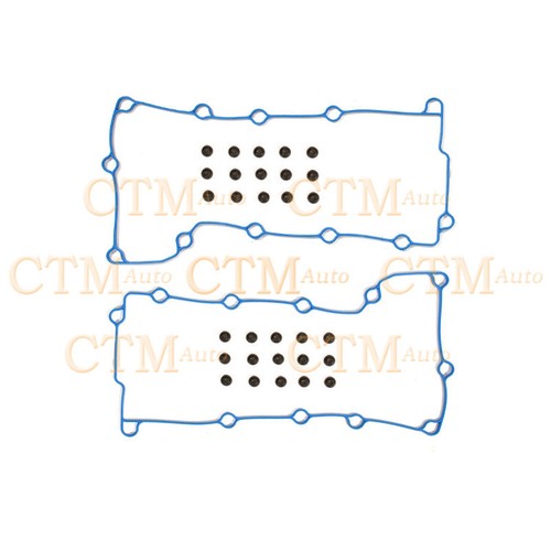 Valve Cover Gasket Set For 98-00 Chrysler Concorde Dodge 2.7L V6 DOHC VIN R Seal - Bild 2 von 2