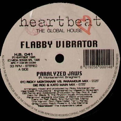 FLABBY VIBRATOR - Paralyzed Jaws - 1995 Heartbeat Italy - HB-041 - Picture 1 of 3