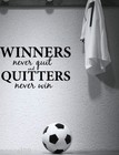 SPORT WINNERS...FOOTBALL BOYS ROOM WALL QUOTE VINYL ART STICKER COOL GRAPHIC