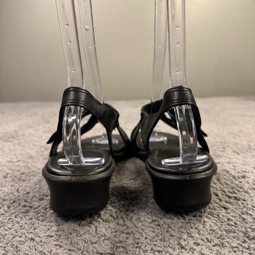 Ecco Felicia sandali donna 39 neri pelle cinturino slingback zeppa minimal - Foto 6 di 10