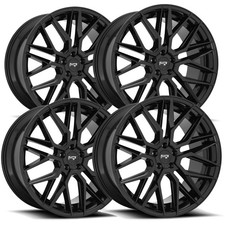 (Set of 4) Niche M224 Gamma 24x10 5x4.5" +35mm Gloss Black Wheels Rims 24" Inch